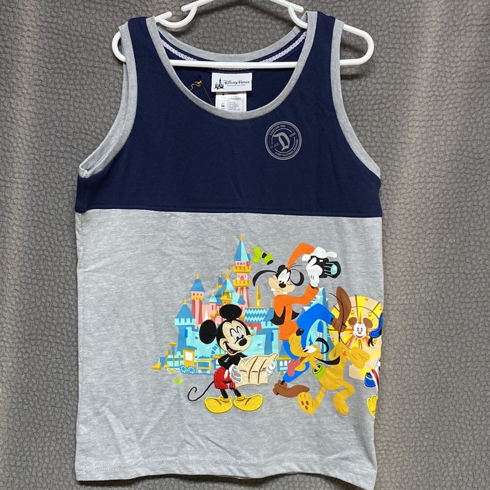 Disney Parks Authentic Character Tank Sz Youth S